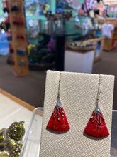 Load image into Gallery viewer, Red Coral Earrings