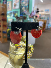 Load image into Gallery viewer, Red Coral Earrings