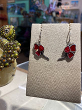 Load image into Gallery viewer, Red Coral Earrings