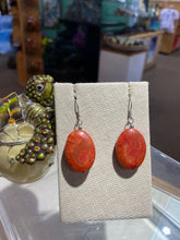 Load image into Gallery viewer, Red Coral Earrings