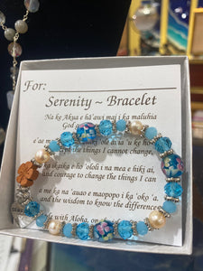 Serenity Prayer Handmade Hawaiian Bracelet