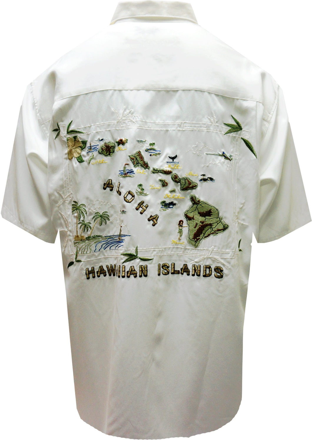 Embroidered Aloha Shirts  Hawaii Islands