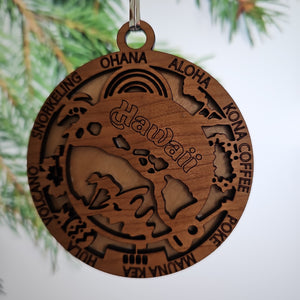 AG Ornament Multi w/ Words Around