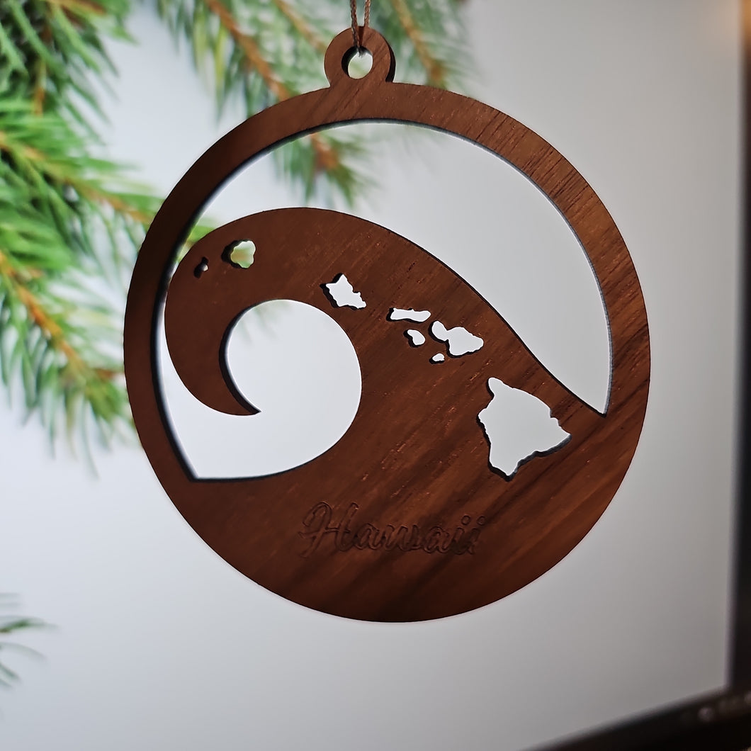 AG Ornament Island Chain in Wave
