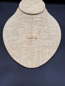 Hawaiian Aloha Diamond Necklace