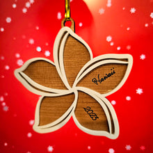 Load image into Gallery viewer, AG Ornament Plumeria 2 layer

