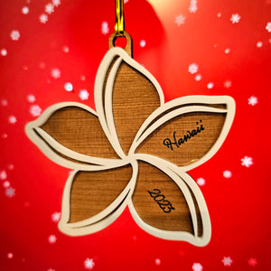 AG Ornament Plumeria 2 layer