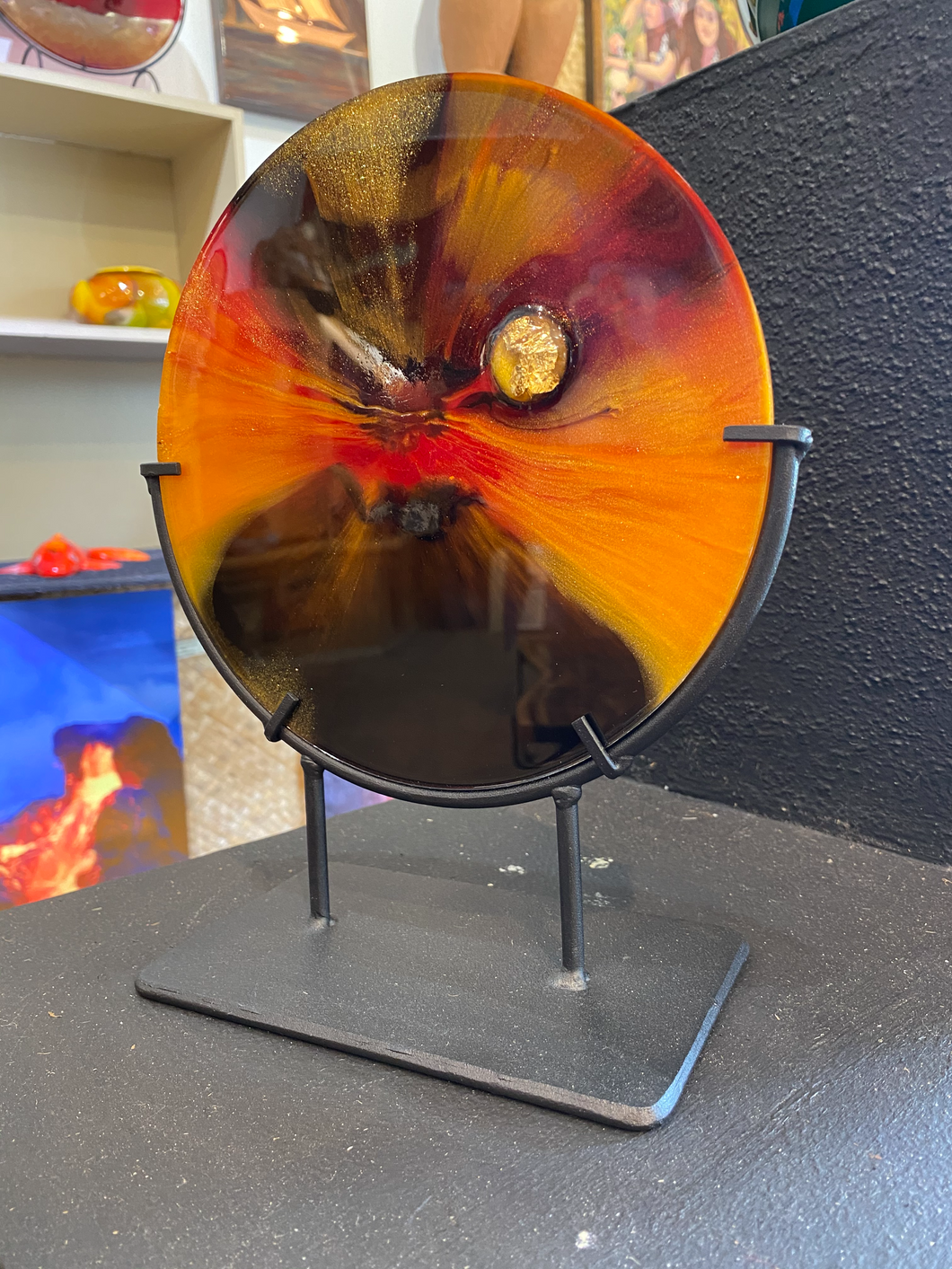 Hand Made Lava Plate
