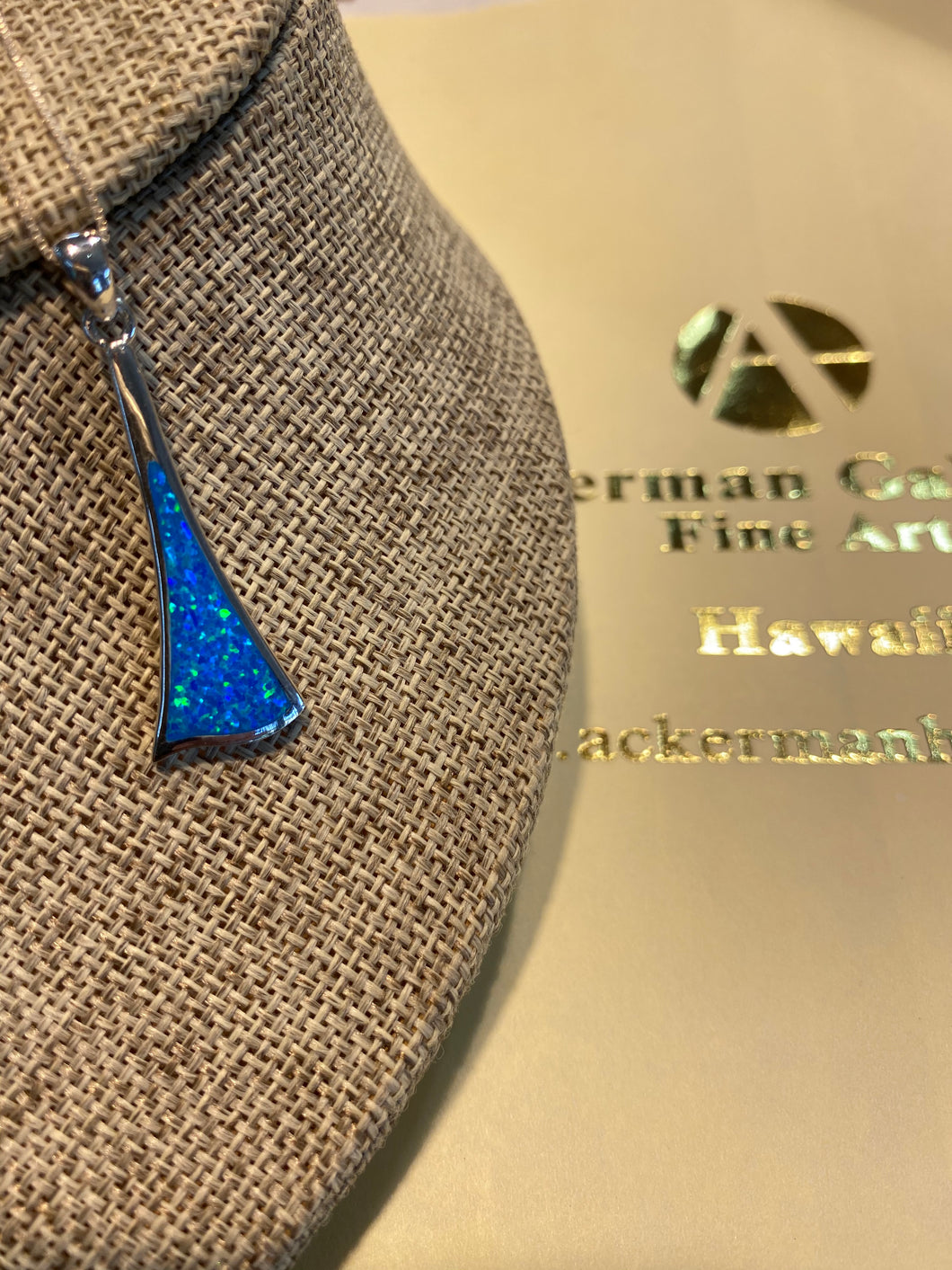 Opalescent Triangle III Pendant