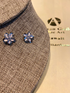 Hawaiian Plumeria earrings