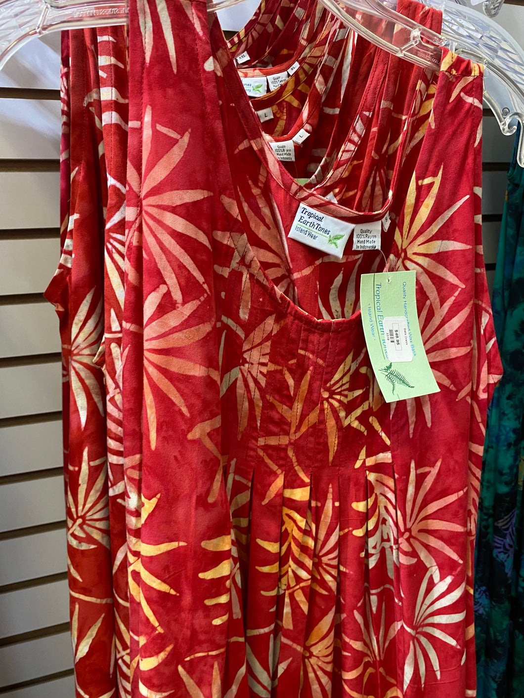 Hawaiian Batik Dresses- Short