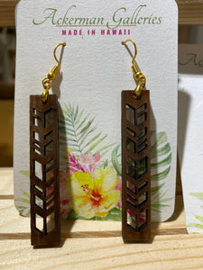 Ackerman Galleries Wood Earrings