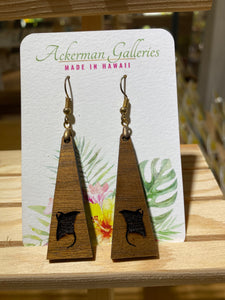 Ackerman Galleries Wood Earrings