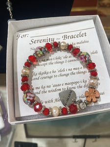 Serenity Prayer Handmade Hawaiian Bracelet
