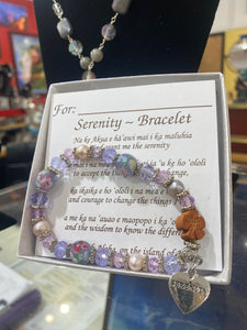 Serenity Prayer Handmade Hawaiian Bracelet
