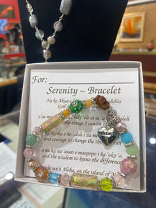 Serenity Prayer Handmade Hawaiian Bracelet