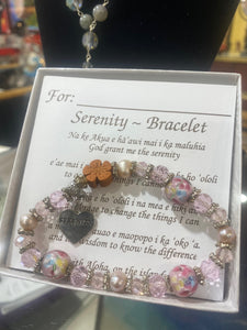 Serenity Prayer Handmade Hawaiian Bracelet