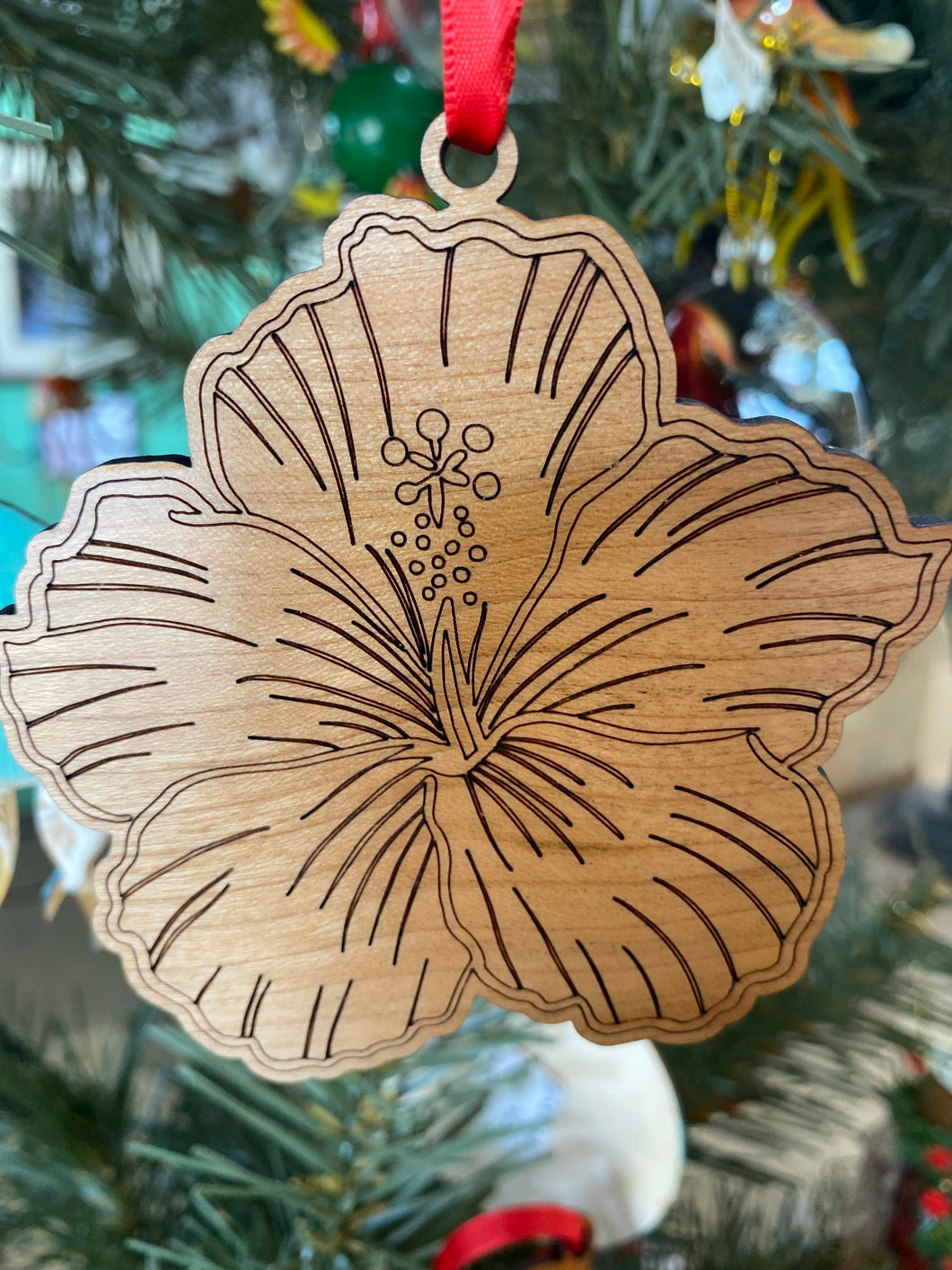 AG Ornament- Hibiscus Flower