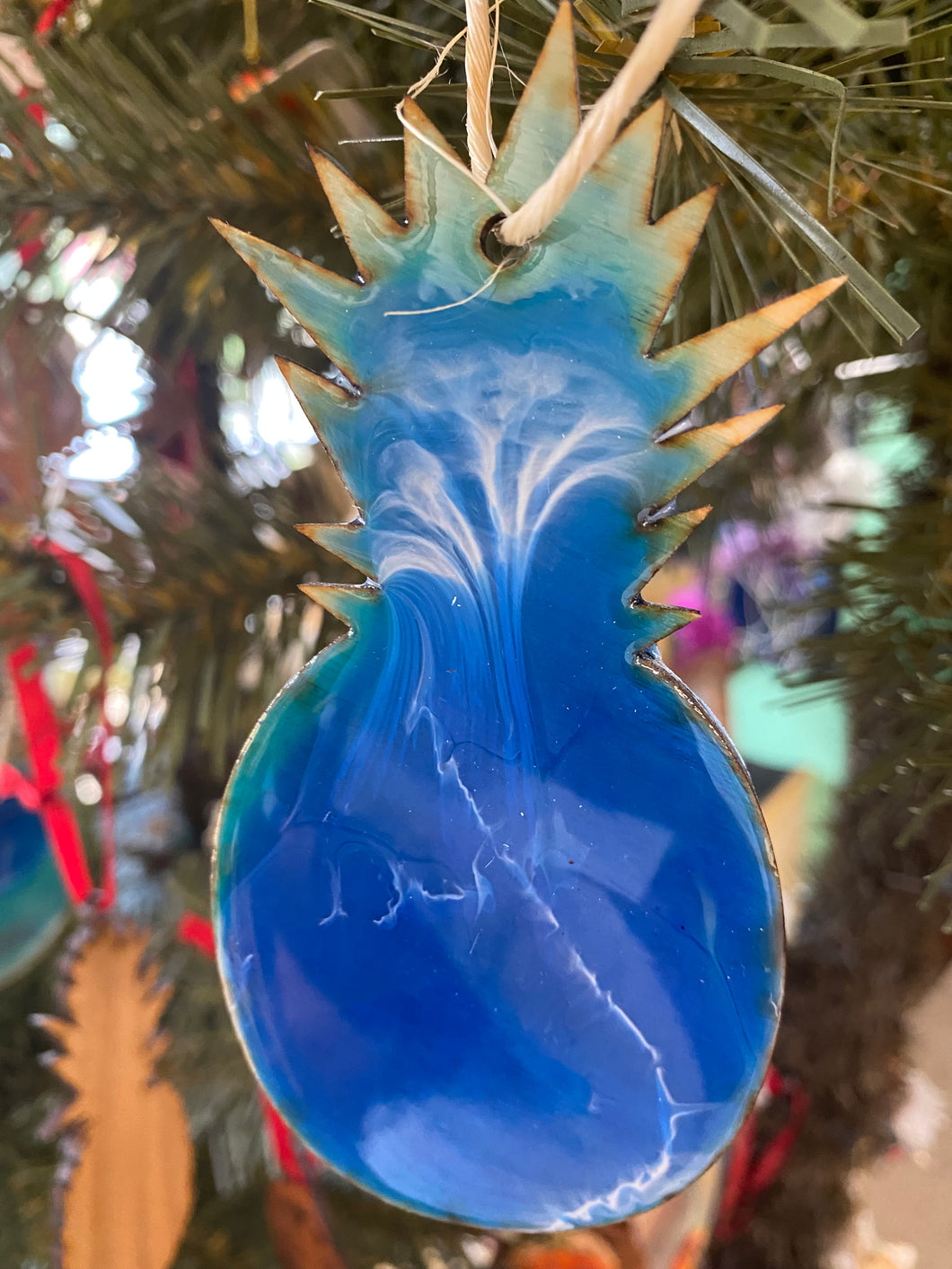 AG Ornament- Beach Pineapple