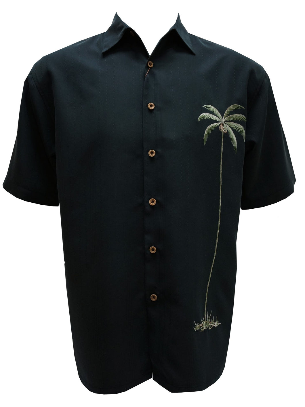 Embroidered Aloha Shirt Single Palm