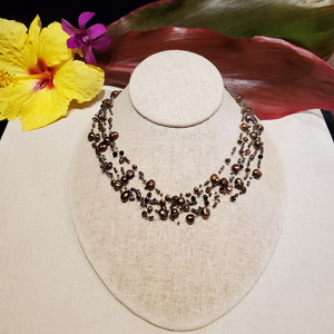 Fresh Water Pearl Waterfall Necklace