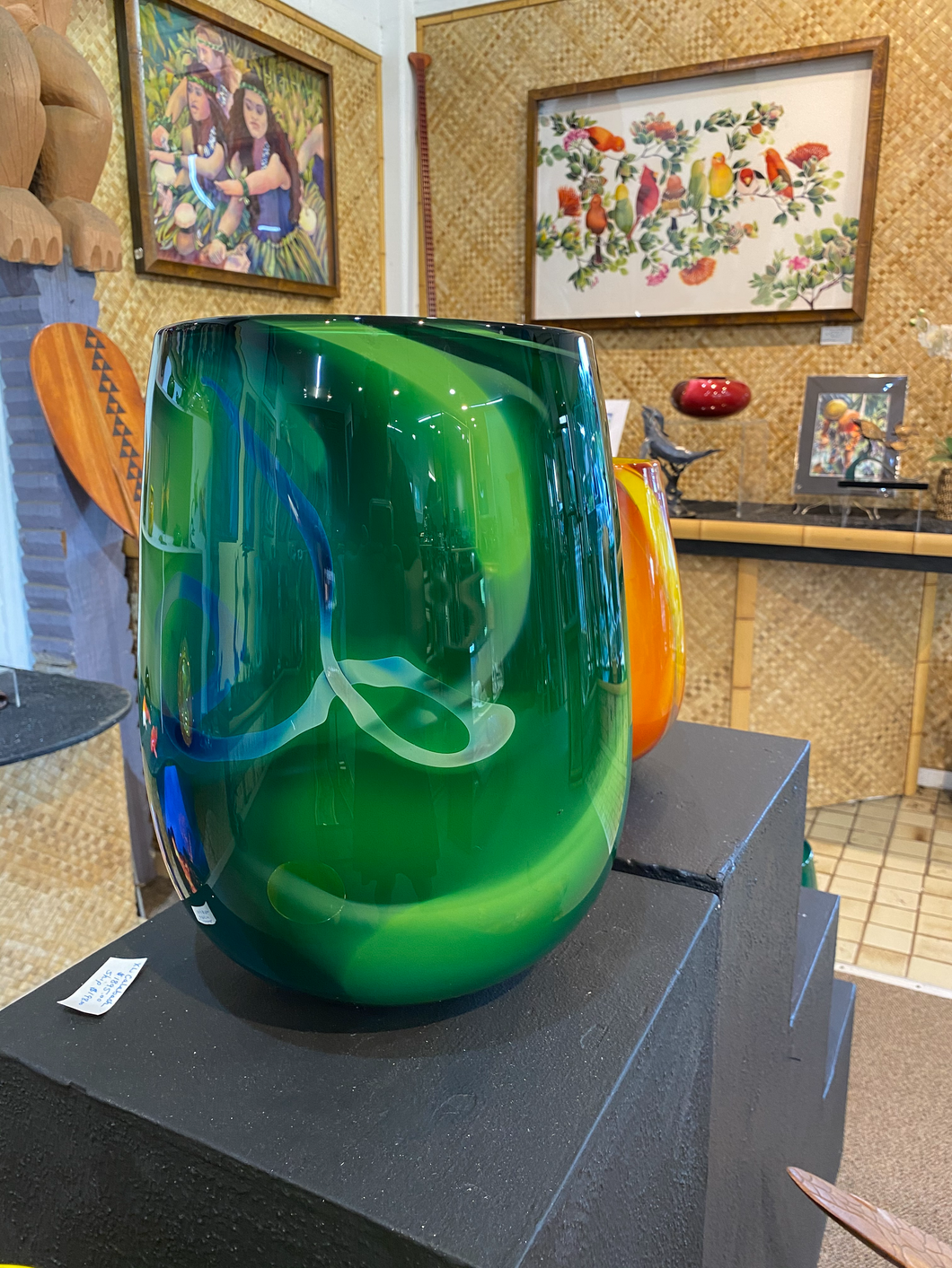 Hawaiian Hand Blown Vase
