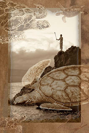 Turtle Blessing Art Image