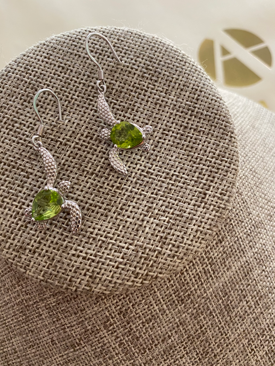 Sterling Silver Turtle Earrings
